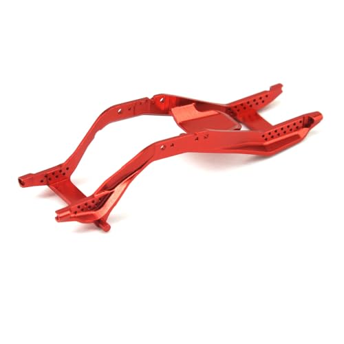 Aluminum Chassis Kit for Axial SCX30, 1/30 Scale RC Crawler Upgrade Parts, Black (Red) - color: Red