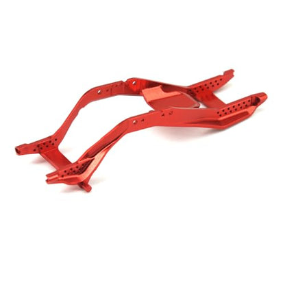 Aluminum Chassis Kit for Axial SCX30, 1/30 Scale RC Crawler Upgrade Parts, Black (Red) - color: Red