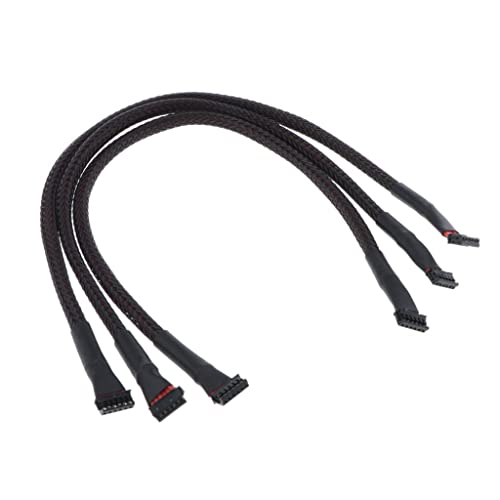 Brushless Motor Sensor Wire Cable 250mm (9.84 inch) 3pcs Compatible with RC Car Truck Model Toy Parts, High Quality Silicone