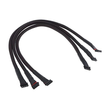 Brushless Motor Sensor Wire Cable 250mm (9.84 inch) 3pcs Compatible with RC Car Truck Model Toy Parts, High Quality Silicone
