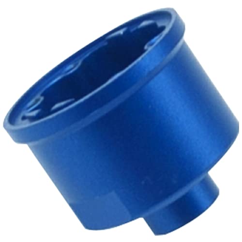 Metal Differential Carrier Diff Case Housing Compatible with Traxxas X0-1 Slash 4X4 Rustler Stampede T-Maxx Slayer 1/10 RC Car (Blue) - color: Blue