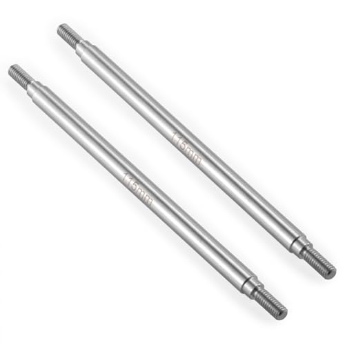 2Pcs M4 Stainless Steel RC Links for 1/10 Axial Wraith SCX10 TRX-4 | 1 Pair RC Steering Linkage Set, 50mm/55mm/60mm/70mm/75mm~155mm - style: 115mm