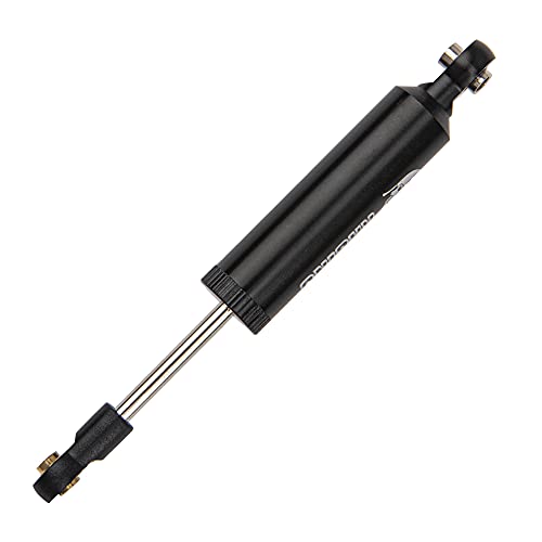 4Pcs Shock Absorber Damper Internal Spring 90mm Aluminum Alloy Shocks Compatible with Axial SCX10 90046 HSP HPI Traxxas TRX4 Redcat 1/10 RC Crawler Car (Black) - color: Black