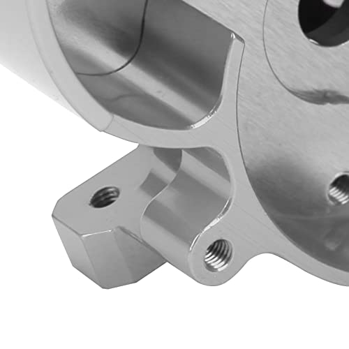 Aluminum Alloy Transmission Case Housing Set, RC Gearbox Housing for GEN8 1/10 RC Car, CNC 6061 - T6 with Hard Anodized Finish and PTFE Coated Gears (Silver) - color: Silver