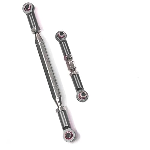 RC Car Rod Linkage Compatible with MN D90 D99 for MN-90 FJ-45 1/12 RC Car Metal Adjustable Steering Linkage Servo Link Pull Rod Turnbuckle RC Links Linkage