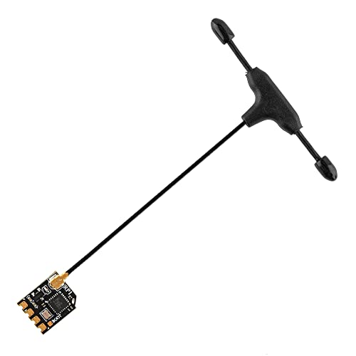 RadioMaster 2.4GHz RP1 ELRS FPV Receiver ExpressLRS Nano Receiver Come with 65mm UFL T Antenna for TX16S TX12 Zorro ELRS RC Transmitter