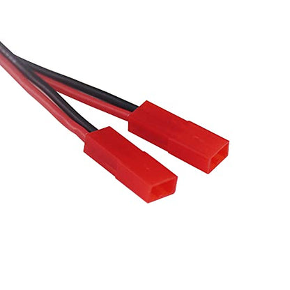 4pcs Servo Wire JR to JST Y Splitter Harness Parallel Wire & JST to JR Male/Female 10cm/4in Servo Connector Adapter Conversion Cable for RC Kits(B190-4)