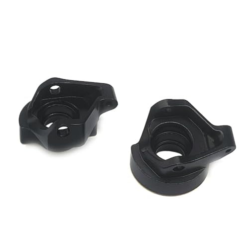 Hobby Tungsten Steel & Brass Steering Knuckle RC Axle Counterweights for Axial SCX30 1/30 RC Crawler Upgrade Accessories (Black Gold)