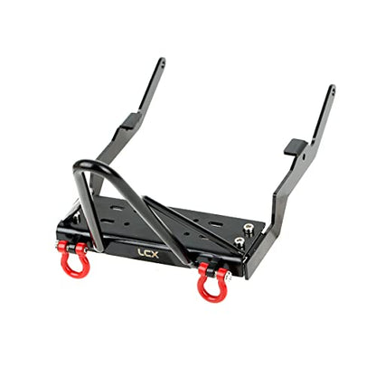 LCX Racing 1/10th RC Crawler Car CNC Machined Metal Front Bumper for Axial Capra Unlimited Trail Buggy UTB10, Upgrades Parts Accessories
