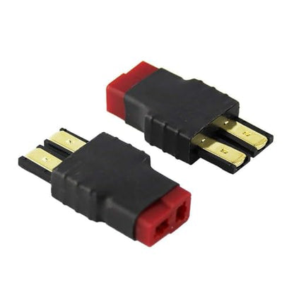 FLY RC 4pcs T Plug RC Lipo Battery Connector Adapter Compatible with Slash/Rustler/Stampede/Bandit/E Revo NiCd NiMH Battery - style: T Female to TR Male