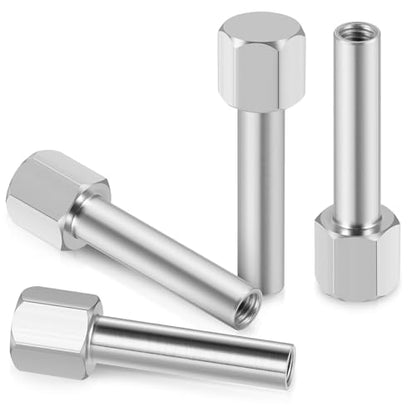 MOHERO Metal Center Nuts for 1/10 RC Crawler Car SCX10 Wraith 12mm Wheel Hub Hex Drive Adaptor 25mm Extension (25mm) - color: 25mm