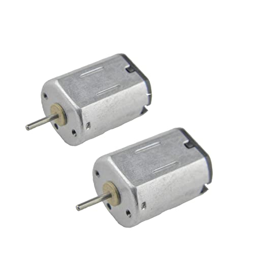 of Small DC Motor DC 3.7V Speed 23500r/min Mini for dc Gear Motor DIY Toy Mini USB Fan Science Experiment Appliance with Shaft 2PCS - size: N20 DC Motor 3.7V 23500RPM 2PCS