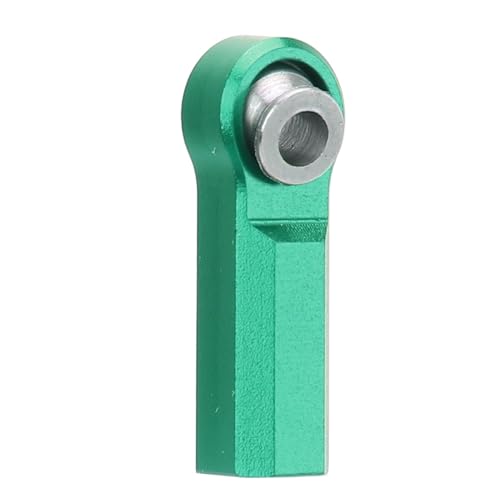 Asixxsix M4 Ball Joint Head, 4 Pcs Alloy Link Rod End with M4 Thread 7mm Diameter for RC Model Car Tie Rods Set (Green)