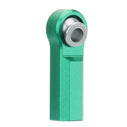 Asixxsix M4 Ball Joint Head, 4 Pcs Alloy Link Rod End with M4 Thread 7mm Diameter for RC Model Car Tie Rods Set (Green)