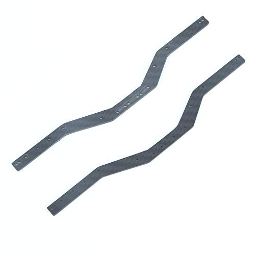 LCX Racing 1/24th RC Crawler Car Carbon Fiber Chassis Frame Rail for Axial SCX24, Upgrades Parts Accessories