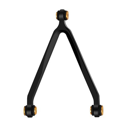 Aluminum High Clearance Suspension Links for Axial SCX24 AXI00001 C10 AXI00002 Jeep 1/24 RC Crawler Car Upgrades (Black) - color: Black
