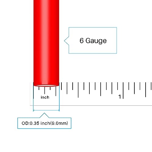 BNTECHGO 6 AWG Silicone Wire Red Black 5ft Stranded Tinned Copper Wire | Flexible 6 Gauge Stranded Wire Silicone Rubber Insulation For RC Models, Drone, Robot, Battery, EV Charger, 3D Printer, DIY - size: 2 Colors Each 5ft