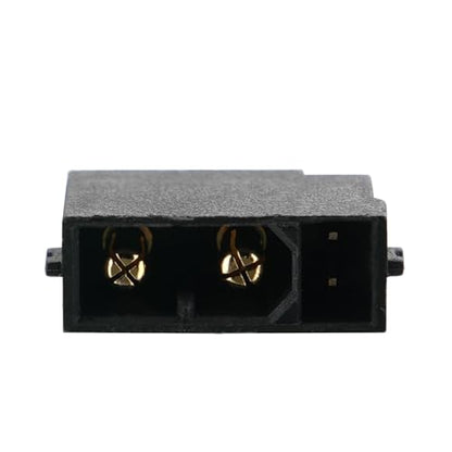 ELFCULB 5pcs Amass XT30(2+2) PB Male Connectors, Gold Plated for RC UAV Robots (Black) - color: 5pcs XT30(2+2)PB Male