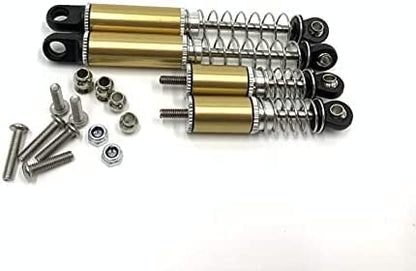 WR02CB Crasshopper All-Metal Shock Absorber Aluminum Shocks 4pcs for 1/12 1/10 RC Tamiya 58346-60A 1/10 RC The Grass Hopper 2WD Off-Road Buggy Tamiya Comical Glass Hopper WR-02CB Hornet Chassis