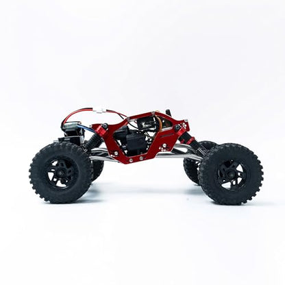 furitek FX118 Fury Wagon XCompetition Upgrade Kit Scale 1/18 RC Crawler RTR - Remote Control Car, RC Crawlers with High-End Upgrades Ready to Install for Adults - color: Red (Tt-0023)