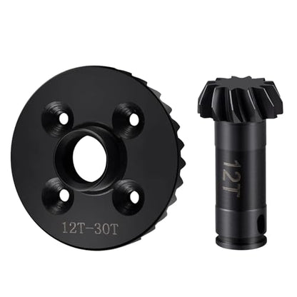 Steel Front and Rear Differential Gear Set for ARRMA 1/18 Granite GROM/Typhon GROM 1/14 Mini Mojave GROM 1/12 Losi NASCAR AWD RC Car Upgrade