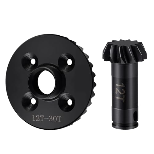 Steel Front&Rear Diff Gear Set for ARRMA 1/18 Granite/Typhon GROM | 1/14 Mini MOJAVE GROM 1/12 Losi NASCAR AWD RC Car Upgrade