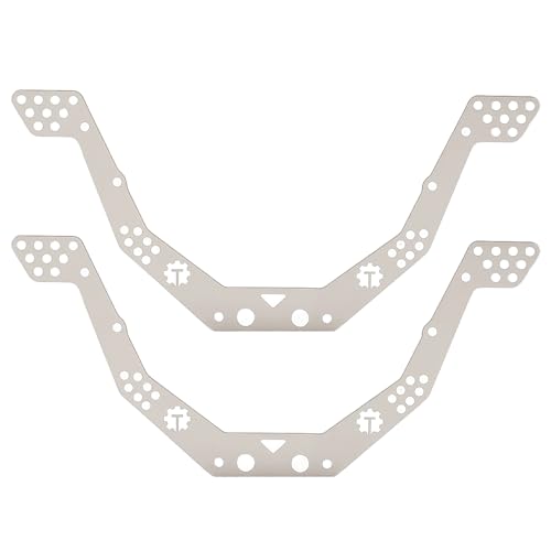 GR5 Titanium Chassis Kit Frame Rail with Multiple Shock mounting Locations for 1/24 AX24 XC-1 Upgrades