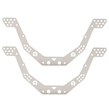GR5 Titanium Chassis Kit Frame Rail with Multiple Shock mounting Locations for 1/24 AX24 XC-1 Upgrades