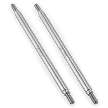 2Pcs M4 Stainless Steel RC Links for 1/10 Axial Wraith SCX10 TRX-4 | 1 Pair RC Steering Linkage Set, 50mm/55mm/60mm/70mm/75mm~155mm - style: 120mm