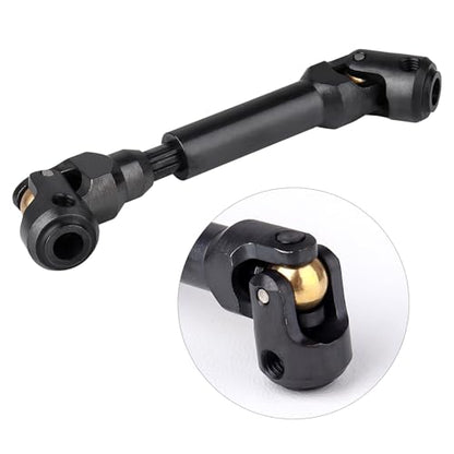 2pcs Hobbyfire 1/10 RC Crawler Drive Shafts Steel Universal Joint Driveshaft Heavy Duty for Axial SCX10 II III TRX4 Redcat Gen8 Gen7 Element Upgrades Parts(94-130mm) - style: 94-130mm