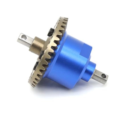 Metal Differential 37T Ring Gear #45 Steel Differential Carrier Aluminium Alloy for Traxxas Slash 4X4 Rustler 4X4 VXL Stampede 4X4 VXL Upgrade Parts (Dark Blue)