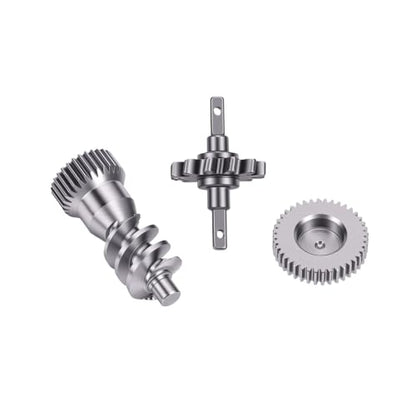 Generic Carbon Steel Gearbox Gears Bearings Set for Enhanced Performance in SCX30 1/30 RC Crawlers, 9.5g Complete Upgrade Kit