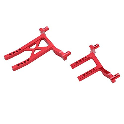 Keenso Aluminum Alloy Front Rear Body Mounts, Shell Post for LaTrax Teton 1/18 RC Car Upgrade Parts (Red) - color: Red