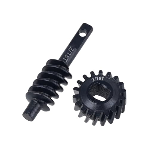 DJX 2/18T Axle Worm Gear Upgrades Part for 1/30 Axial SCX30 Jeep Wrangler JLU Bronco (18T) - size: 2/18T