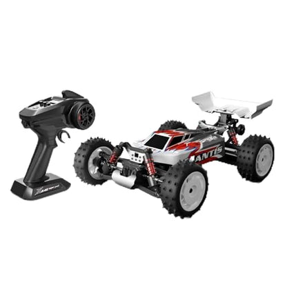 1/12 4x4 RC High Speed Car, 4WD Brushed Off-Road Monster Truck with Drift & Climbing Function, 2.4GHz Fast RC Cars for Adults (Red/3 Battery) - color: Red, size: 3 Battery