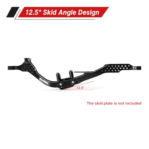 INJORA LCG Aluminum Chassis Kit with POM Rock Sliders for 1/30 Axial SCX30