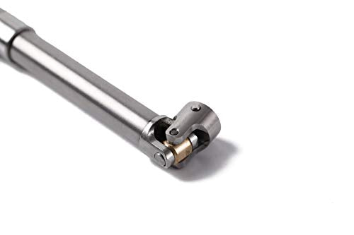 Aluminium Universal Drive Shaft Upgrades Accessories for 1/10 SCX10 RC Car Truck Rock Crawler 110-155 mm(2PC)