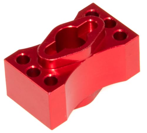 Differential Lock Spool Compatible with 1/8 Losi LMT Monster Truck Upgrade Rc Car Aluminum Alloy Diff Locker Part Replace(Red) - color: Red