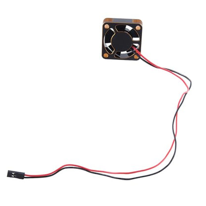 Metal Shell ESC Motor 25mm Cooling Fan High-Speed Heat Dissipation Fan Cooler for RC Car Replacement Spare Part Accessory Gold