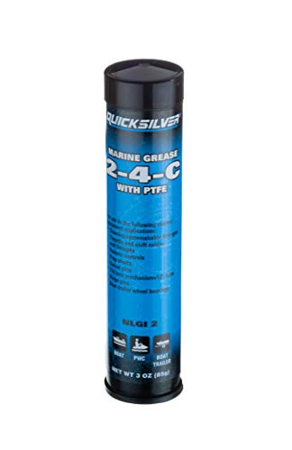 Quicksilver 802861Q1 2-4-C Marine Grease/Lubricant with PTFE - 3 Oz. Cartridge - style: 3 oz. Cartridge