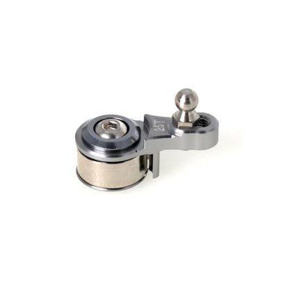 LCX 1/10th RC Crawler Car CNC Machined Aluminum Servo Horn Servo Arm 25T for TRX4 TRX6, Upgrades Parts Accessories (Grey) - color: Grey