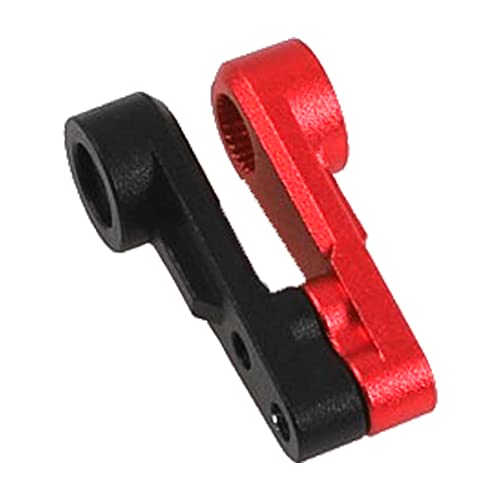 2Pack Vgoohobby Aluminum Alloy 25T Servo Horn 25Teeth Servo Saver Steering Arm for Standard Servo Motors Compatible with Traxxas TRX4 Axial SCX10 Tamiya 1/10 RC Crawler Car
