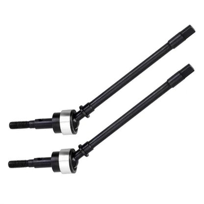 RC Spare Part for Axial for SCX10 1/10 Hard Steel Front Rear Axle CVD Drive Shaft Dogbone RC Crawler Upgrade Option Parts Replacement Car Accessories(Front 1) - color: Front 1