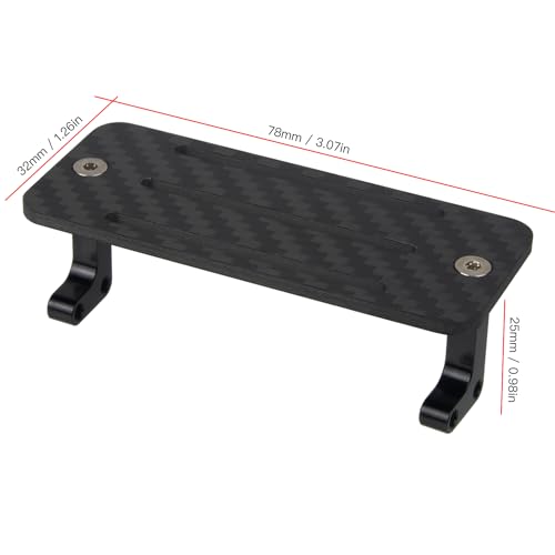RC Car Carbon Fiber Battery Plate ESC Receiver Mount Battery Tray for 1/10 RC Crawler LCG Chassis GEN2 Axial SCX10 II 90046 90047 86100 Upgrade