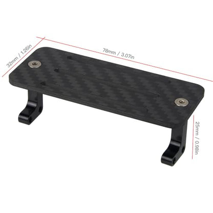 RC Car Carbon Fiber Battery Plate ESC Receiver Mount Battery Tray for 1/10 RC Crawler LCG Chassis GEN2 Axial SCX10 II 90046 90047 86100 Upgrade