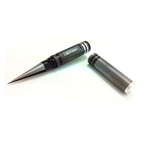 Aluminum Alloy Hole Opener Reamer Tool for Rc Models CNC Handle with Storage Design for Hobby Crafting and Model Building