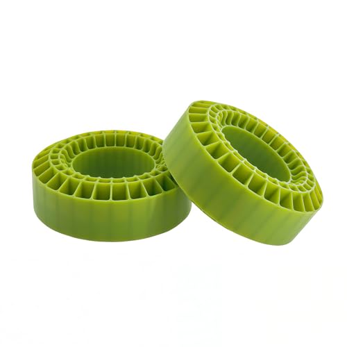 1.9 Silicone Tire Inserts 108x42mm, Soft 45-50A RC Tire Foam Inserts for 1/10 RC Crawler Tires, Waterproof Silicone Inner Foam, 4PCS (Green) - color: Green