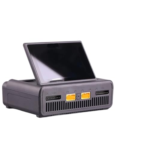 Compatible for ToolkitRC M8D Dual Channel RC Battery Charger | 1600W 50A power, 3.5 inch flip touchscreen, supports 1-8S lithium RC batteries(M8D Package 3) - color: M8D Package 3