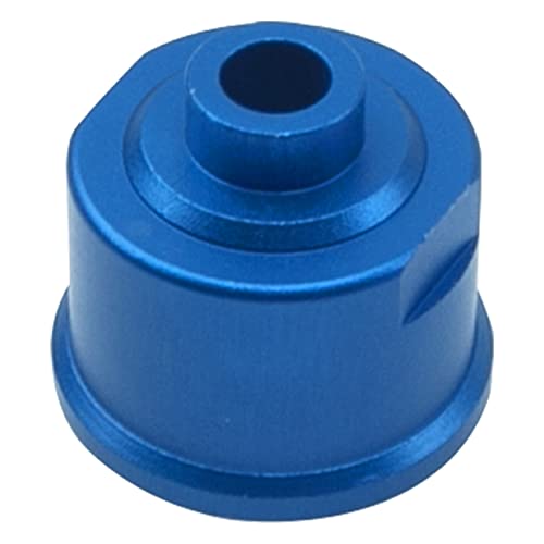 Metal Differential Carrier Diff Case Housing Compatible with Traxxas X0-1 Slash 4X4 Rustler Stampede T-Maxx Slayer 1/10 RC Car (Blue) - color: Blue