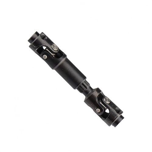 Aimrock 1-Set Steel RC Drive Shafts Upgrades for 1/30 Axial SCX30 RC Crawler (Black) - color: Black